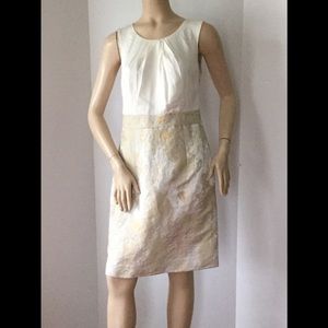 Lela Rose for Loft  Silky and Jacquard Dress